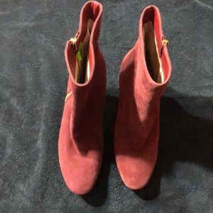 Suede Michael Kors platform boots